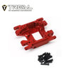X003KPSYT7 TREAL Aluminum 7075 Center Skid Plate CNC Machined Upgrdes for 1/18 TRX4M-Red