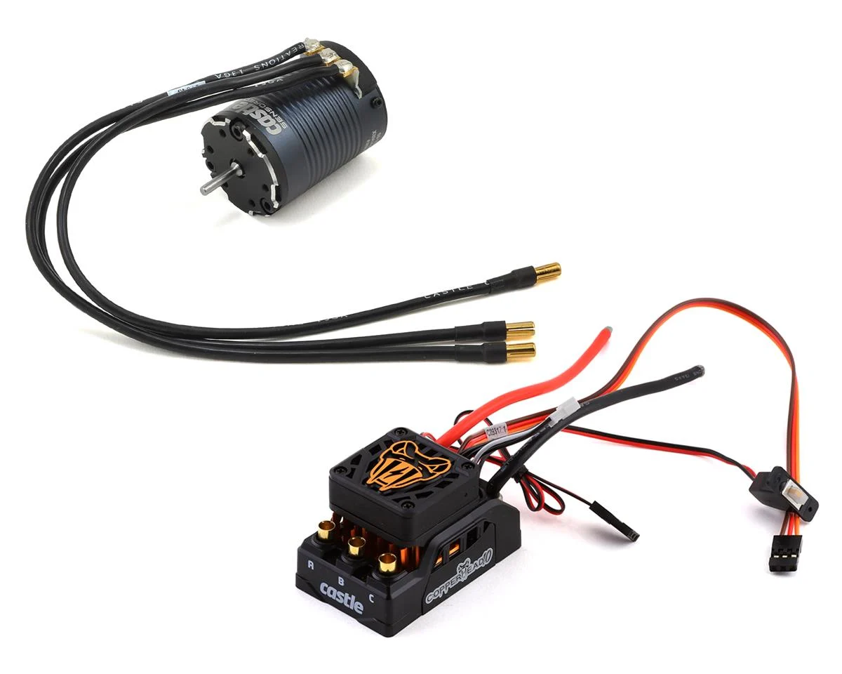 CSE010-0166-08 Castle Copperhead 10, 16.8V ESC With 1406-3800KV Sensored Motor