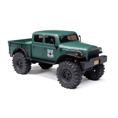 AXI00007T2 1/24 SCX24 Dodge Power Wagon 4WD Rock Crawler Brushed RTR, Green