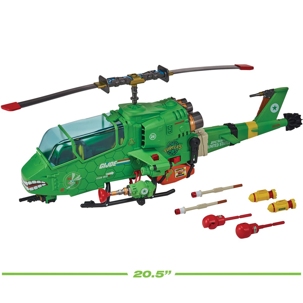 PL81931 TMNT x G.I. Joe Mobile Strike Force Assault Copter