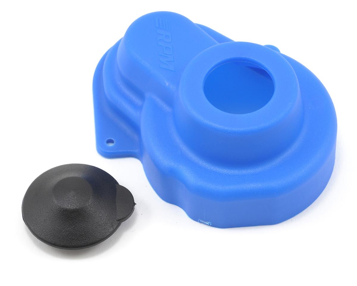 RPM80525 Gear Cover for Traxxas 2WD Chassis (Blue)