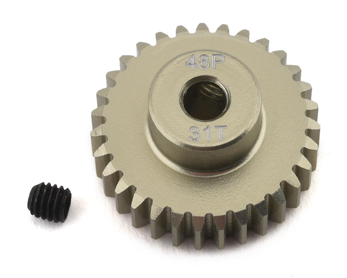 PTK8618 48P Lightweight Hard Anodized Aluminum Pinion Gear (3.17mm Bore) (31T)