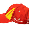 U2750 Scuderia Ferrari Hypercar Le Mans 2024 "50" Team Hat - Red