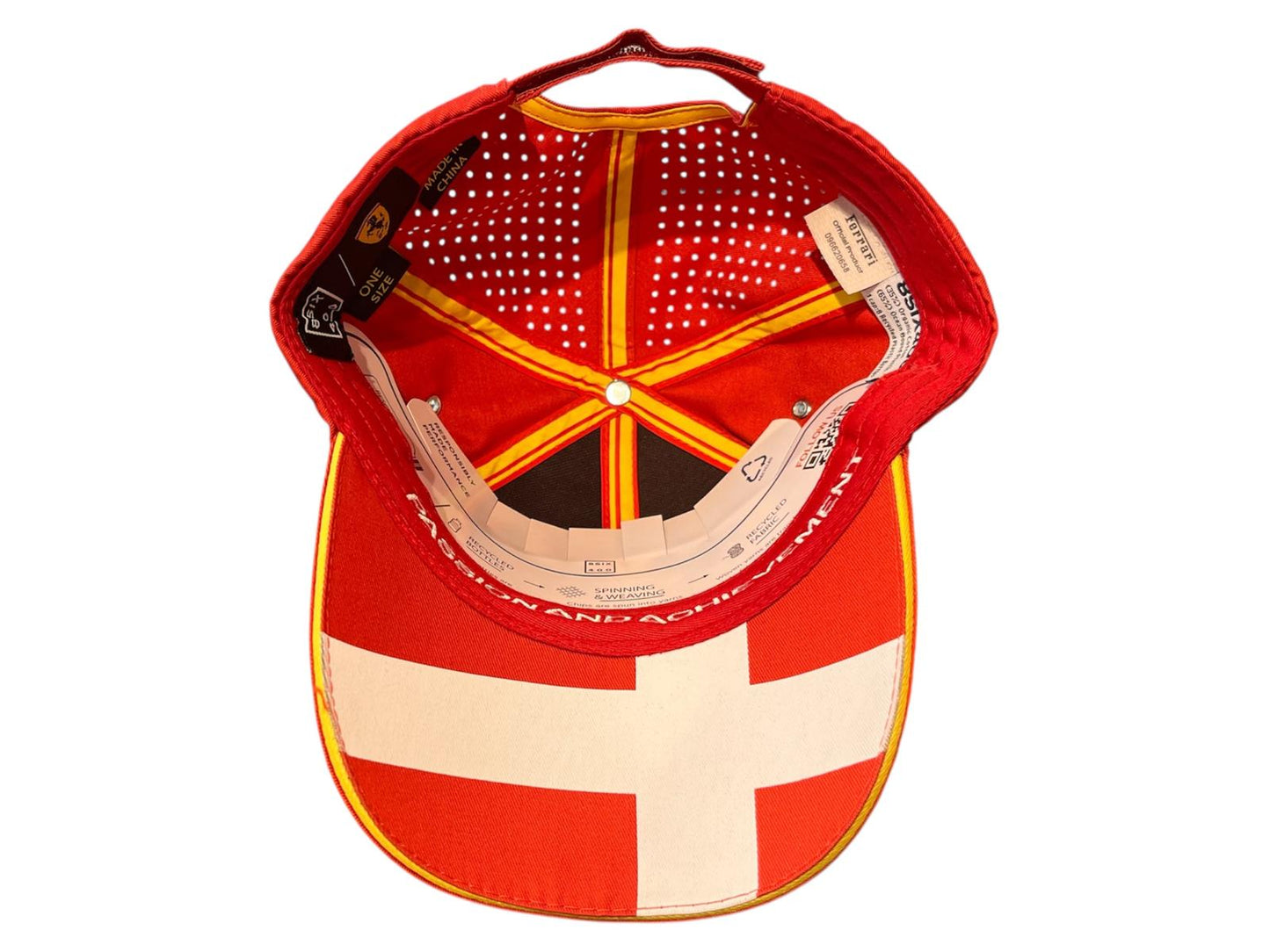 U2704 Scuderia Ferrari Hypercar Le Mans 2024 499P "50" Limited Edition Nielsen Team Hat - Red