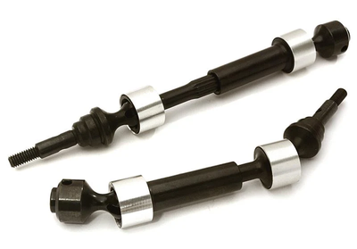 INTC27986SILVER Dual Joint Telescopic Front Drive Shafts 4x4
