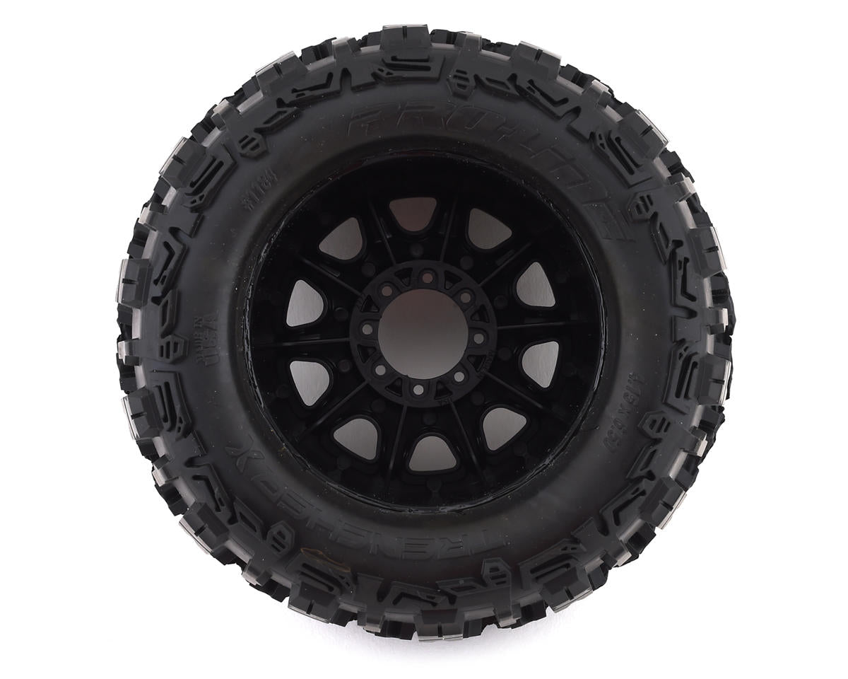 PRO118410 Trencher X F/R 3.8" MT Tires Mounted 17mm Black Raid (2)