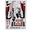 UPG-14297 UpGrade RC "Vector" Graphic Set for Losi® 22S™ Sprint Car (Red)