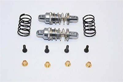 LTX334R-S-S GPM For Traxxas Latrax Rally Upgrade Parts Aluminum Rear Adjustable Damper (34mm) - 1Pr Gray Silver