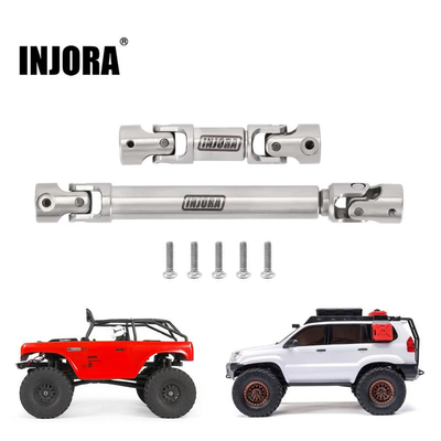 SCX24-167 INJORA Stainless Steel Drive Shafts with D-Shaped Hole for SCX24 Deadbolt GX470