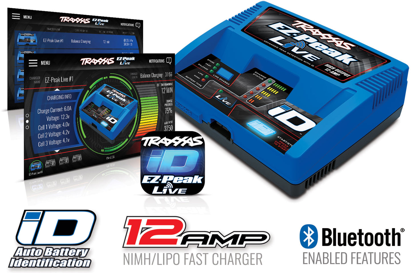 2971 EZ-Peak Live 4s 12-Amp Multi-Chemistry Charger