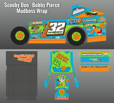 Mudboss Wrap - Salvas Slash Body - Scoobydoo #32
