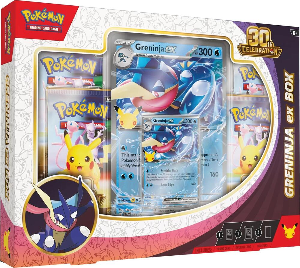 PKU10-10463-120 Pokemon TCG 30th Celebration Greninja Ex Box