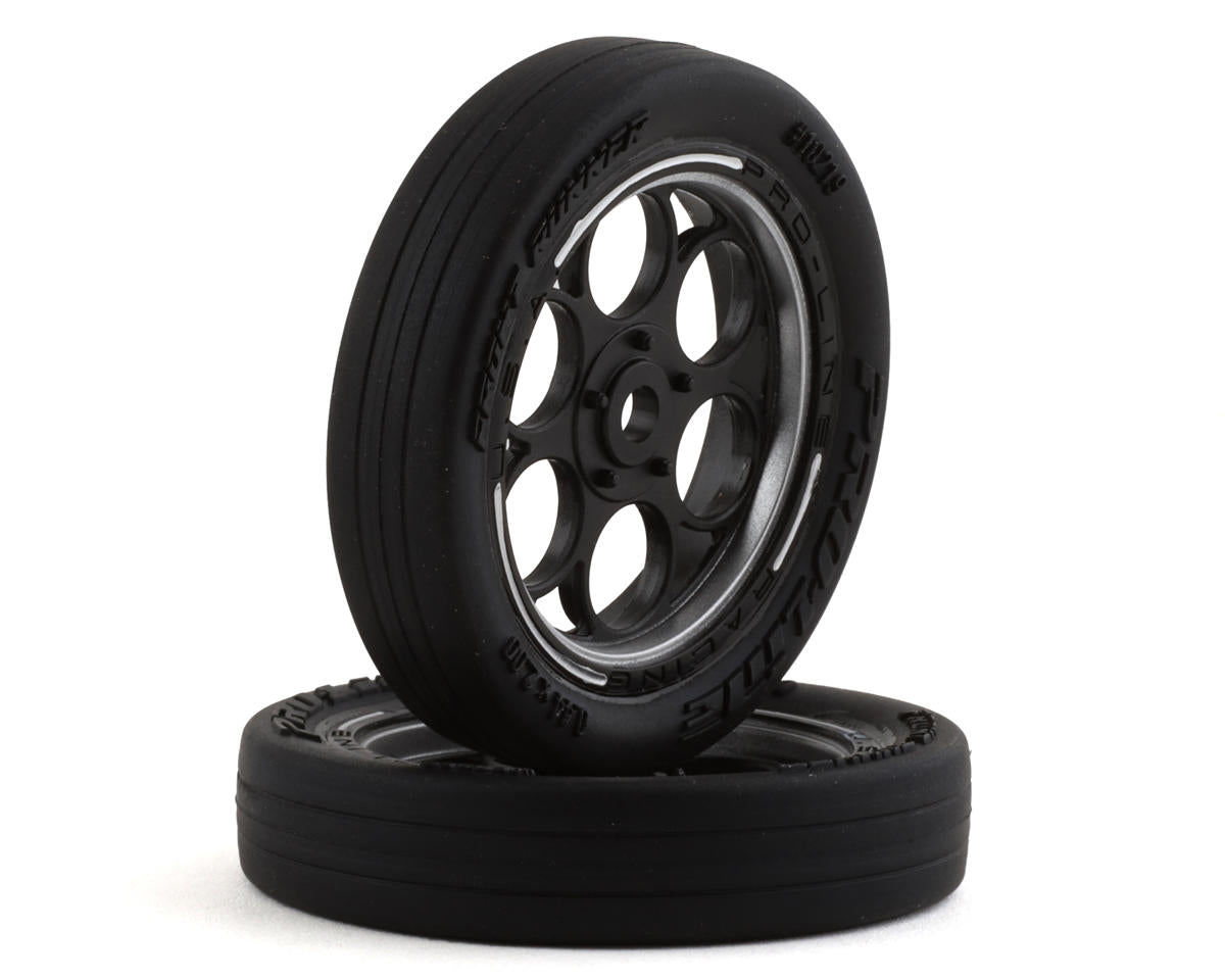 PRO1021910 Front Runner Front Tires MTD 8mm Black/Silver (2): Mini Drag