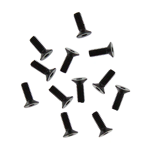 50084  4x12mm Countersunk Hex Machine Thread Screws (12pcs)