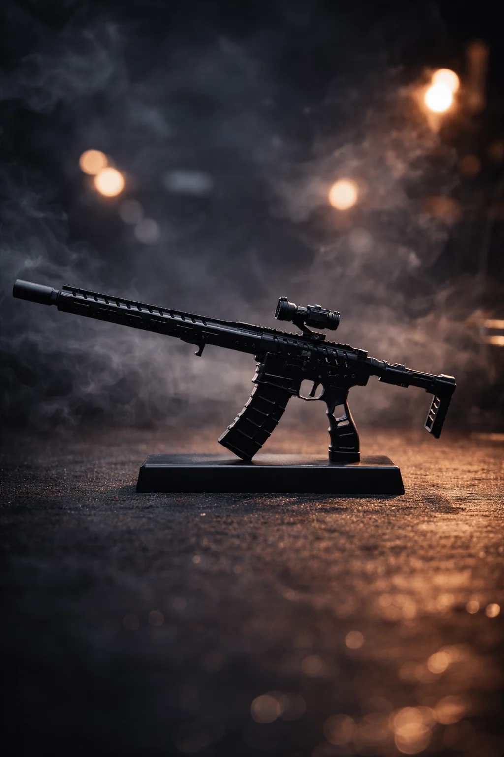 GoatGuns AR15 Skeleton Model Black