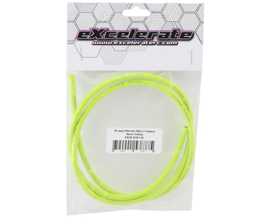 XCE-0151.10 eXcelerate Silicone Wire (Neon Yellow) (1 Meter) (10AWG)