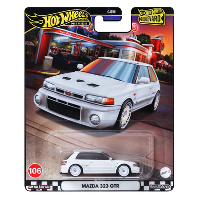 HWHRT59 HW 1:64 Boulevard 2023 Y - Mazda 323 GTX Turbo