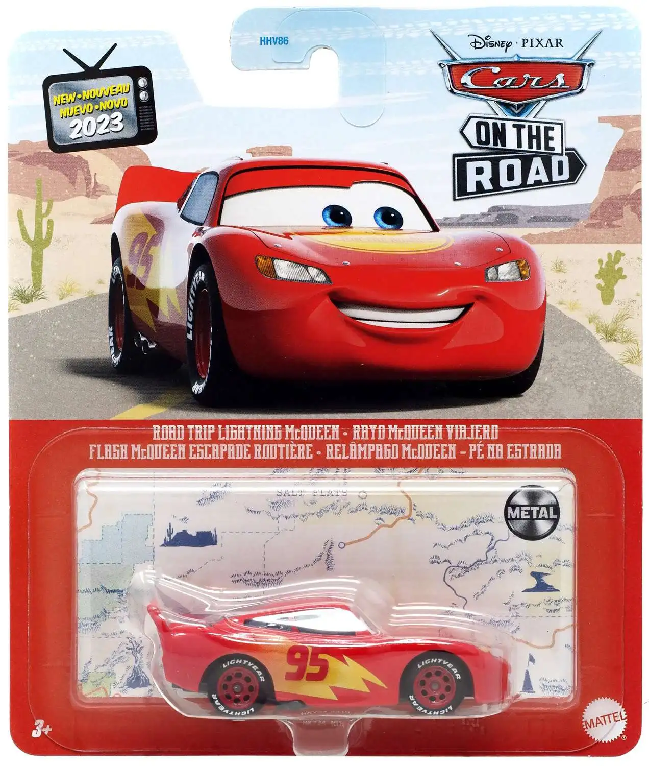 DXV29 Cars Road Trip Lightning McQueen