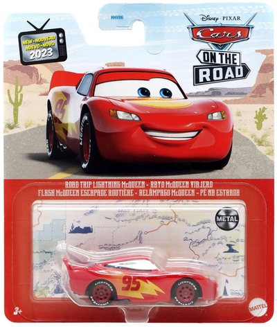 DXV29 Cars Road Trip Lightning McQueen