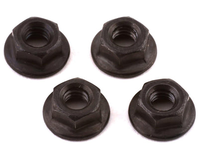 ARA708003 Arrma Serrated 4mm Flange Wheel Nut (4)