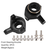 SCX24-35BK INJORA 2pcs Black Brass Front Steering Knuckles Counter Weights for SCX24 AX24
