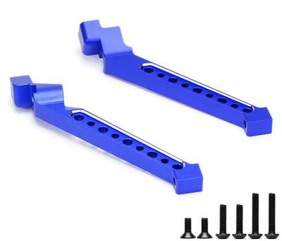 INTC32480BLUE Alloy Machined Rear Tower Chassis Braces 1/8 4WD