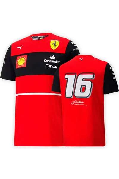 701223379 Scruderia Ferrari F1 Men's 2023 Charles Leclerc Team T-Shirt