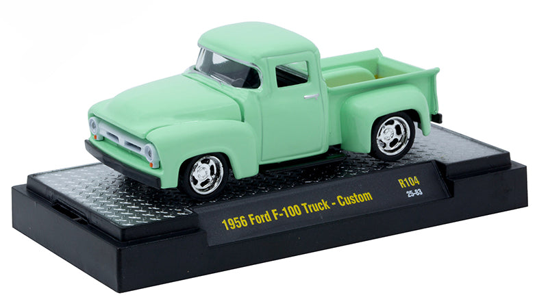 M2 Machines 32500-104 1956 Ford F-100 Custom in Mint Green