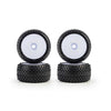 PRO1035613 Pro-Line Racing 1/28 Prism Front/Rear Carpet Tires Mounted 7mm, White (4): Losi Micro-T