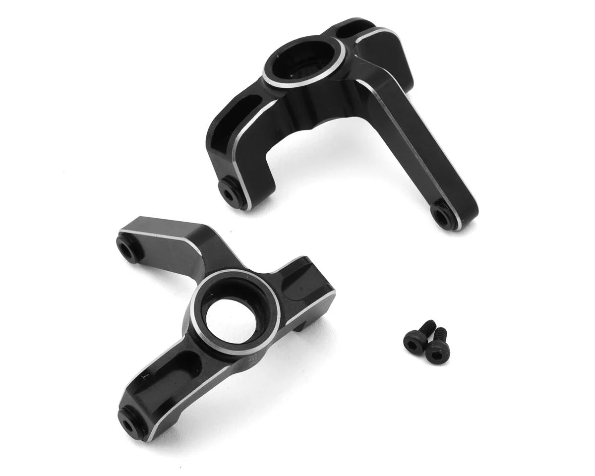 EXO2328 Exotek Losi® 22S Sprint Aluminum HD Front Spindle Hub Set (Black) (2)