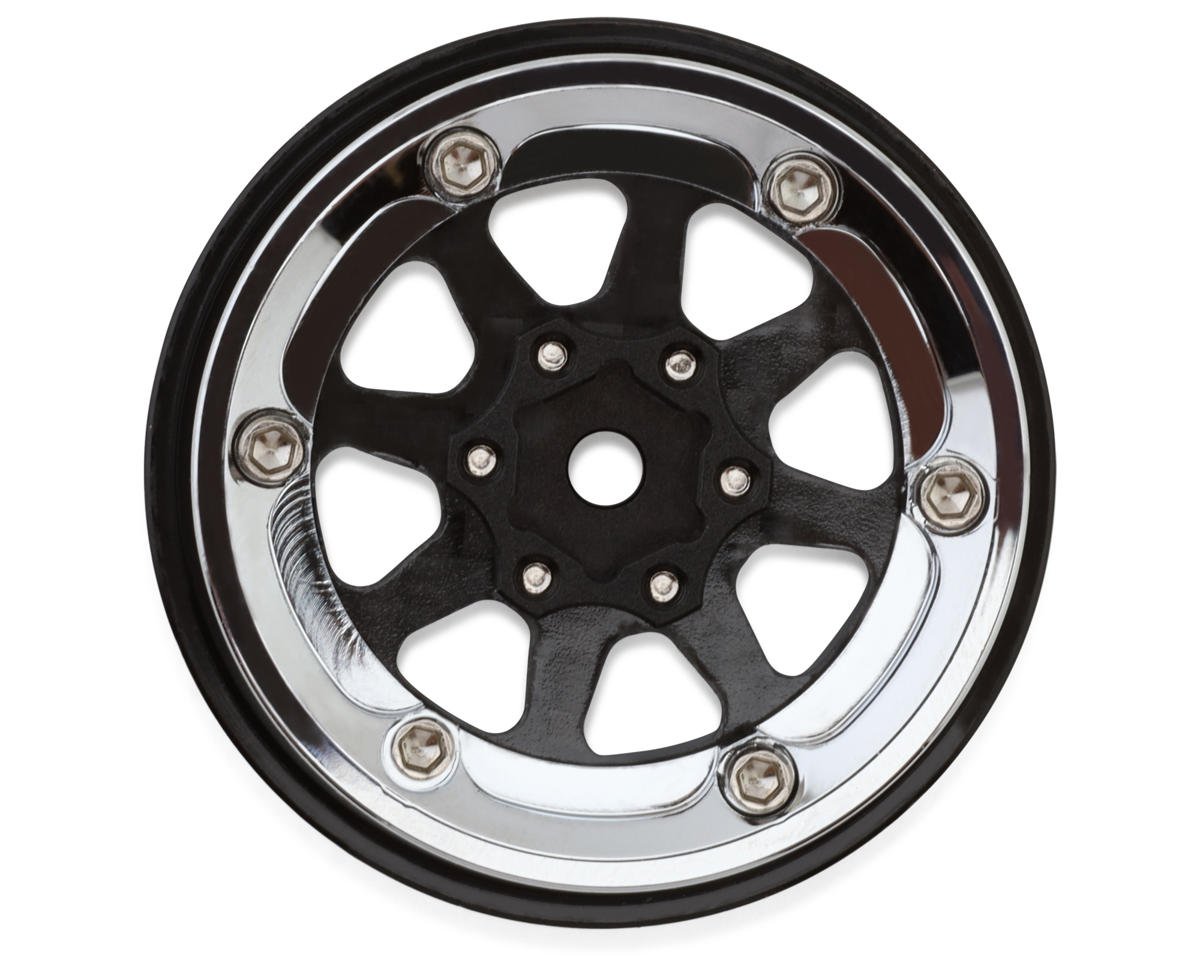 YQW-MW1305SR-1321 Injora 1.3" ModuWheel Aluminum Micro Crawler Beadlock Wheels w/XHX Pin Tires (S5)