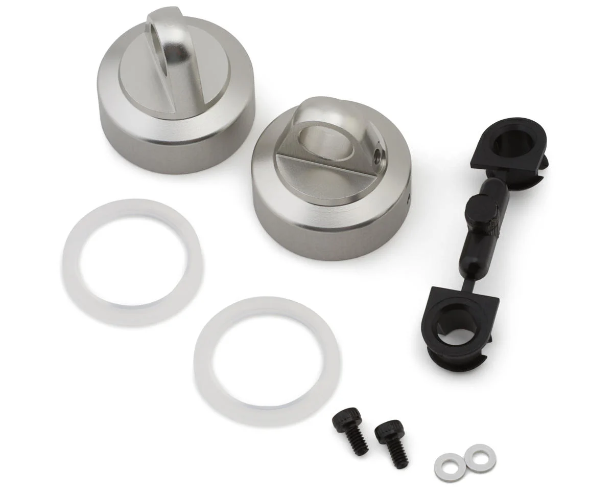 MUGE2572B Mugen Seiki MBX8 Aluminum Emulsion Damper Shock Caps (2)