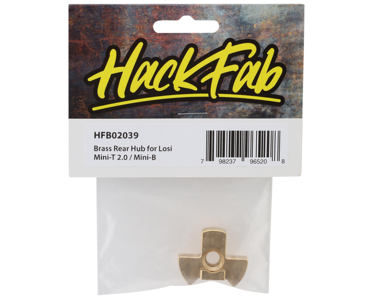 HFB02039 HackFab Losi Mini-T/B Brass Rear Hub (23.5g)