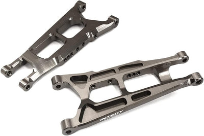 INTC32571GREY Billet Machined Aluminum Lower Suspension Arms 1/10 4X4