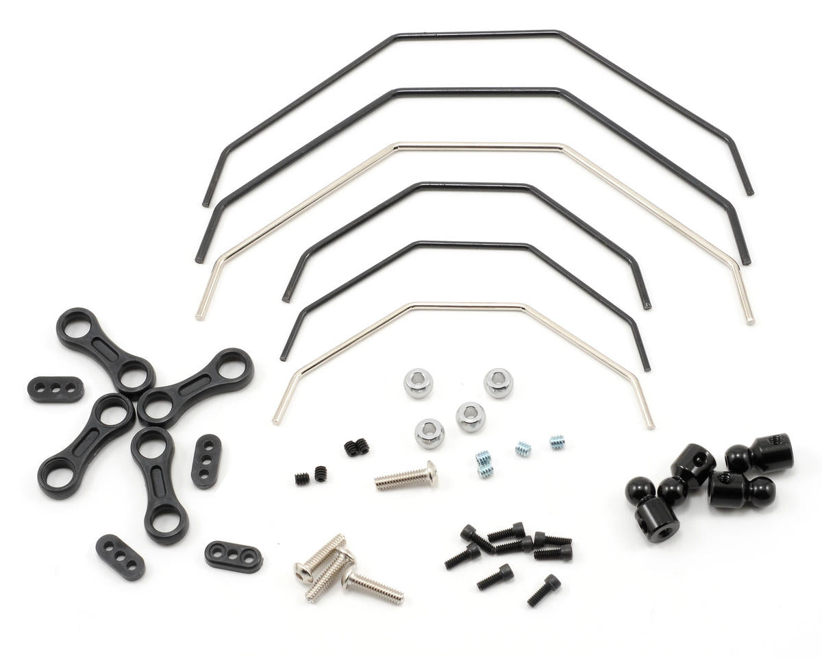 LOSB2222 Front & Rear Sway Bar Kit (Ten-T)