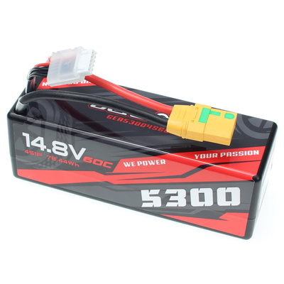 RERGEA53004S60XT90 5300mAh 4s 60C 14.8V HardCase Lipo Battery (XT90)(1pc)