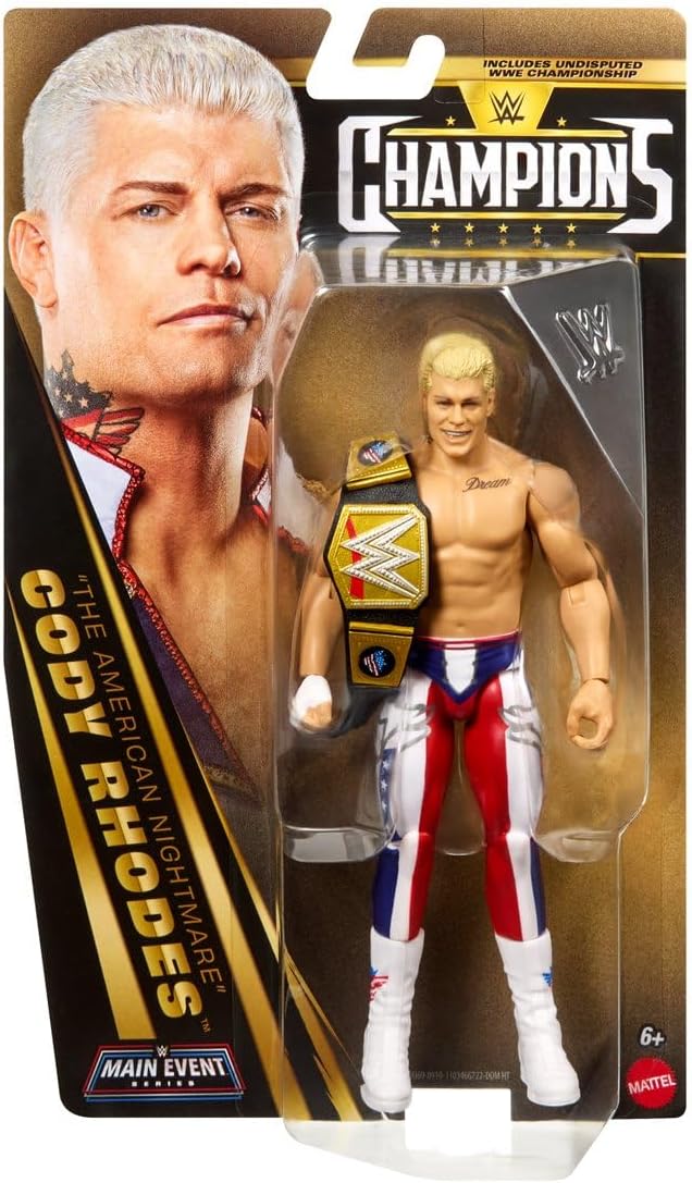 HYF07 WWE Champions Main Event Series "The American Nightmare" Cody Rhodes Figure