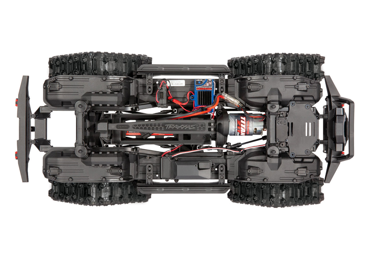 82034-4 TRX4 Traxx 1/10 Scale Crawler Equipped with TRAXX