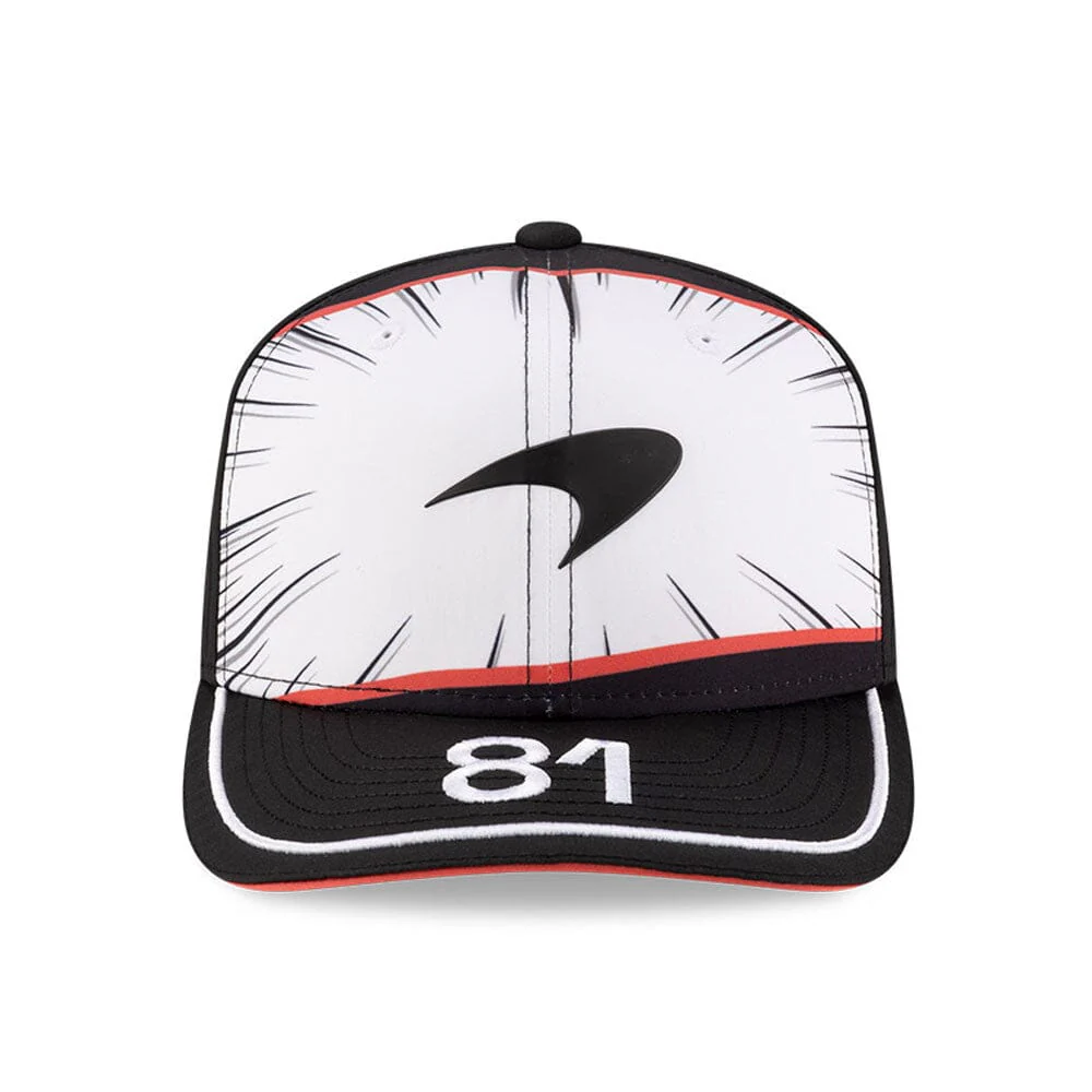 60669275 McLaren Racing F1 New Era 9Seventy Special Edition Japan GP Oscar Piastri Hat - Black