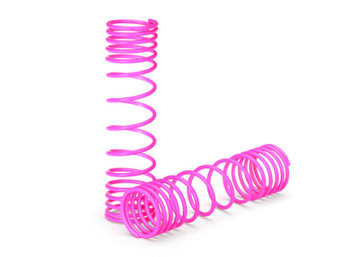 5858P Springs, rear (pink) (progressive rate) (2)