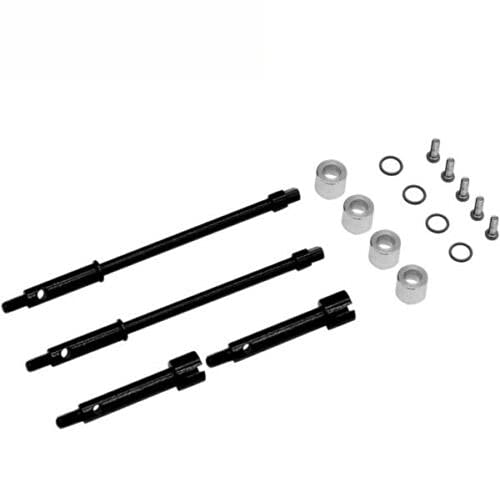HRSXTF39W04 - +4mm Steel Drive Stub Axles SCX24