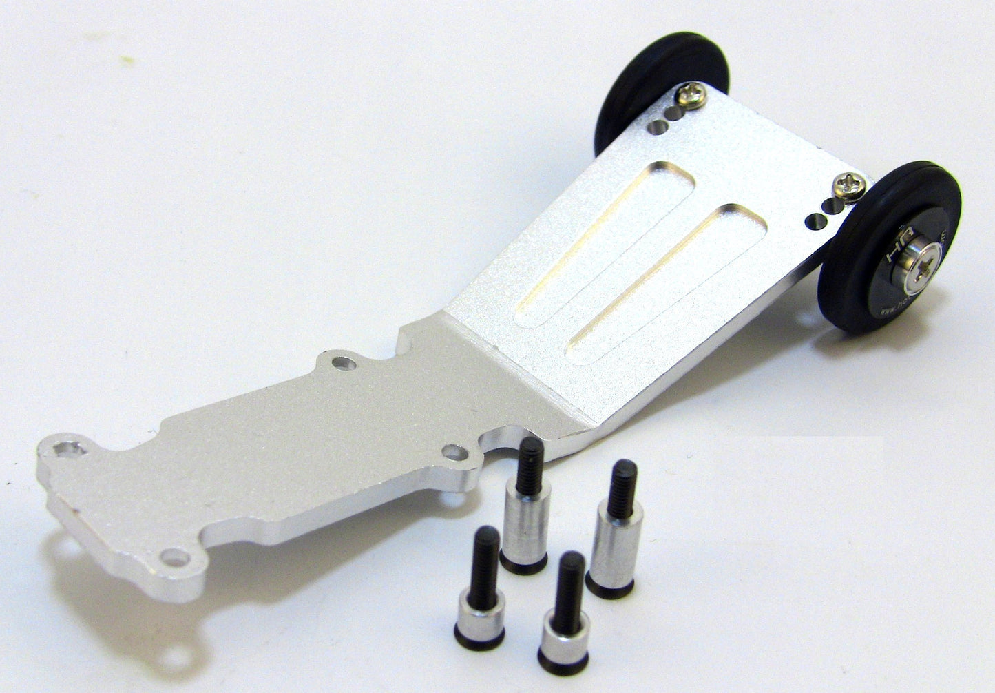 HRVXS133H01 HD Aluminum Wheelie Bar and Skid Plate - TRA 1/16