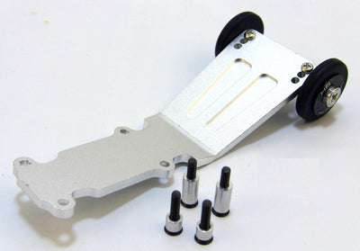 HRVXS133H01 HD Aluminum Wheelie Bar and Skid Plate - TRA 1/16