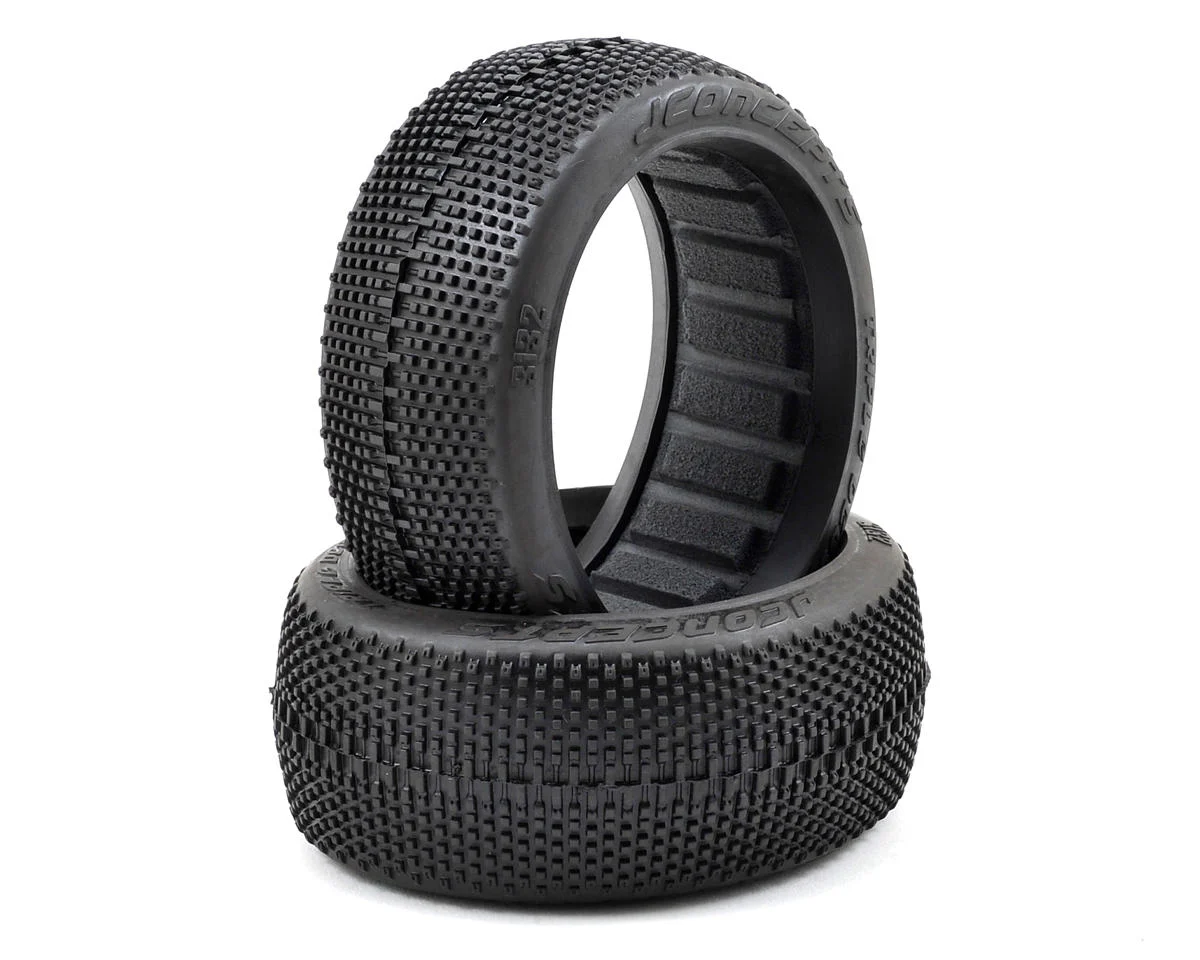 JCO3132-02 Triple Dees 1/8th Buggy Tires (2) (Green)