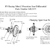 MR2055PC PN Racing Mini-Z 2WD V3 Precision Enclosed Gear Differential 64P 53T