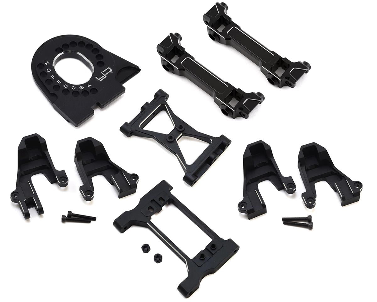 YEA-TRX4-S03BK Yeah Racing Traxxas TRX-4 Aluminum Essentials Upgrade Set -Black