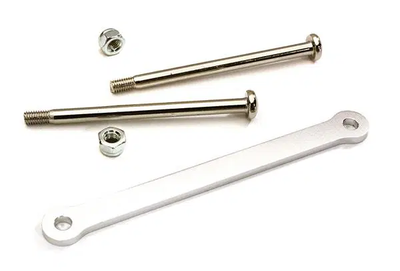 INTC27995SILVER Billet Machined Arm Brace 1/10 2WD