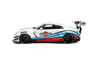 Solido S1805819 1:18 2024 Nissan Skyline GT-R R35 LBWK Liberty Walk MARTINI – White