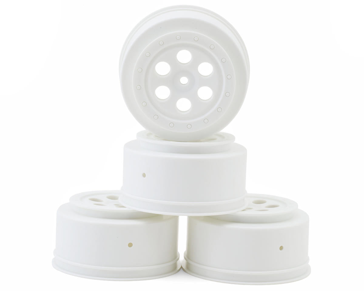 TKR2220W Tekno RC TR606 SCT Offset Short Course Wheels (White) (4) w/12mm Hex
