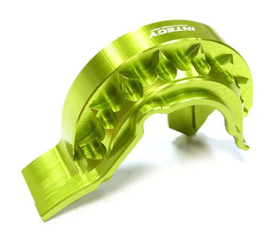 INTT4116GREEEN Machined Gear Cover (Single Motor) 1/10